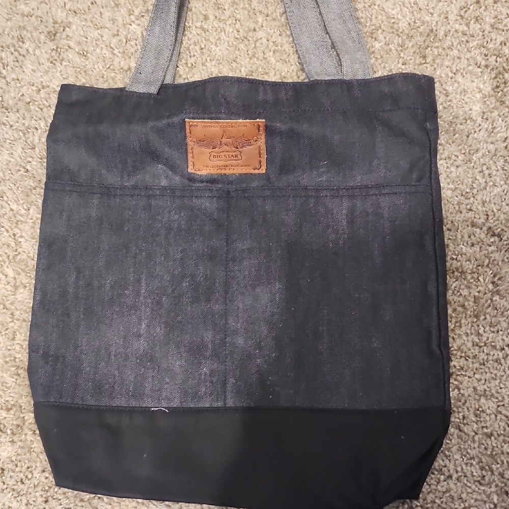 Big Star Denim Tote Bag